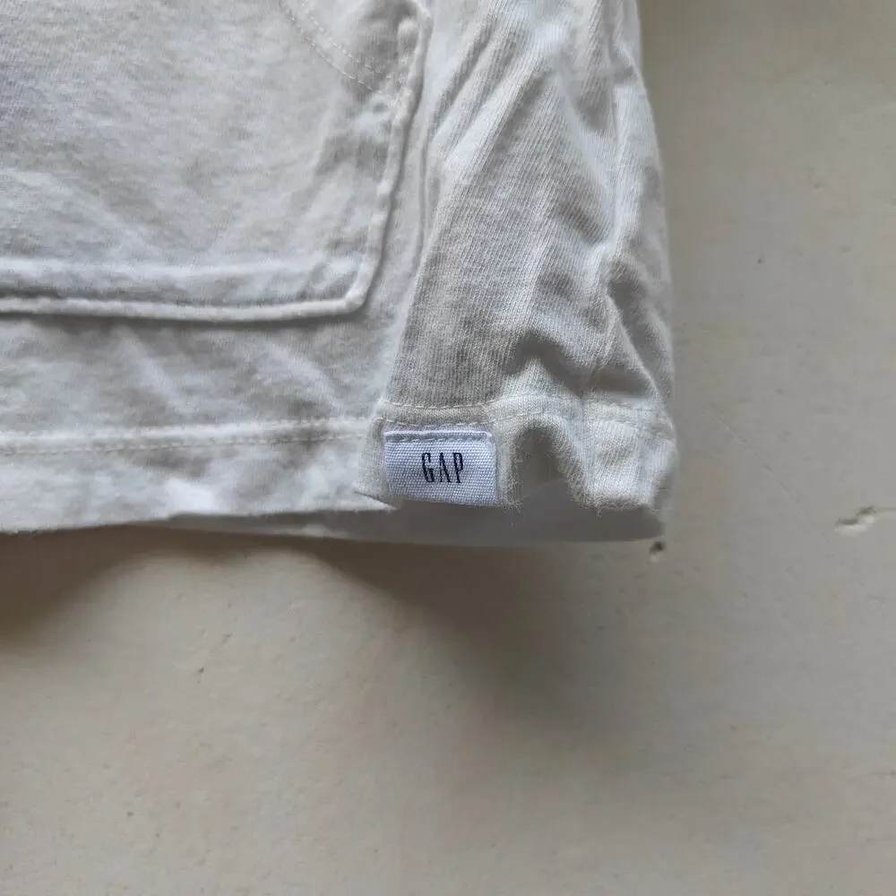 Baby Gap dip-dye pocket tee 12–18M blue/white toddler short sleeve